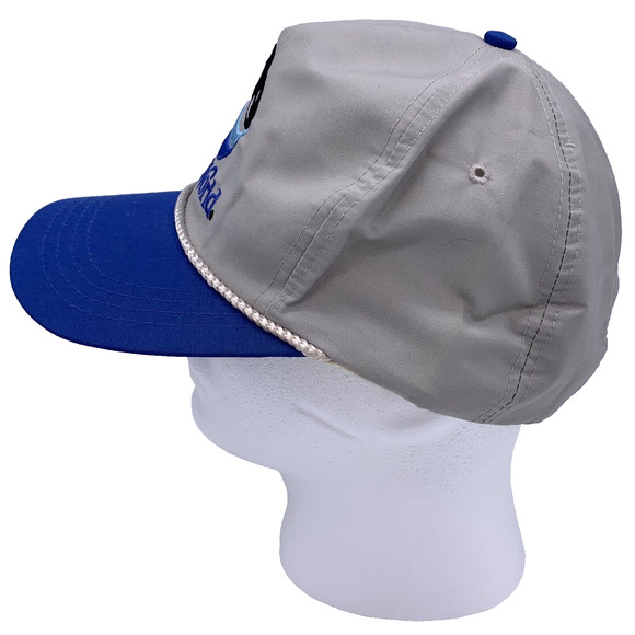 Vintage Sportcap Sea World Snapback Hat Cap Grey Blue Shamu Embroidery W/ Rope - Picture 4 of 7